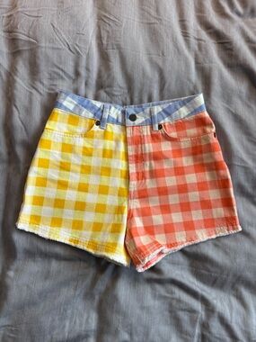 Farm Rio Colorblock Picnic Shorts